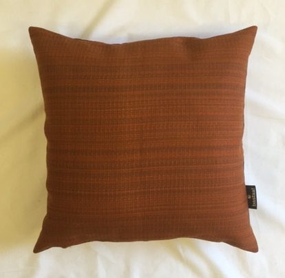 patroon bruin oranje effen - kussen retro - Afbeelding 2