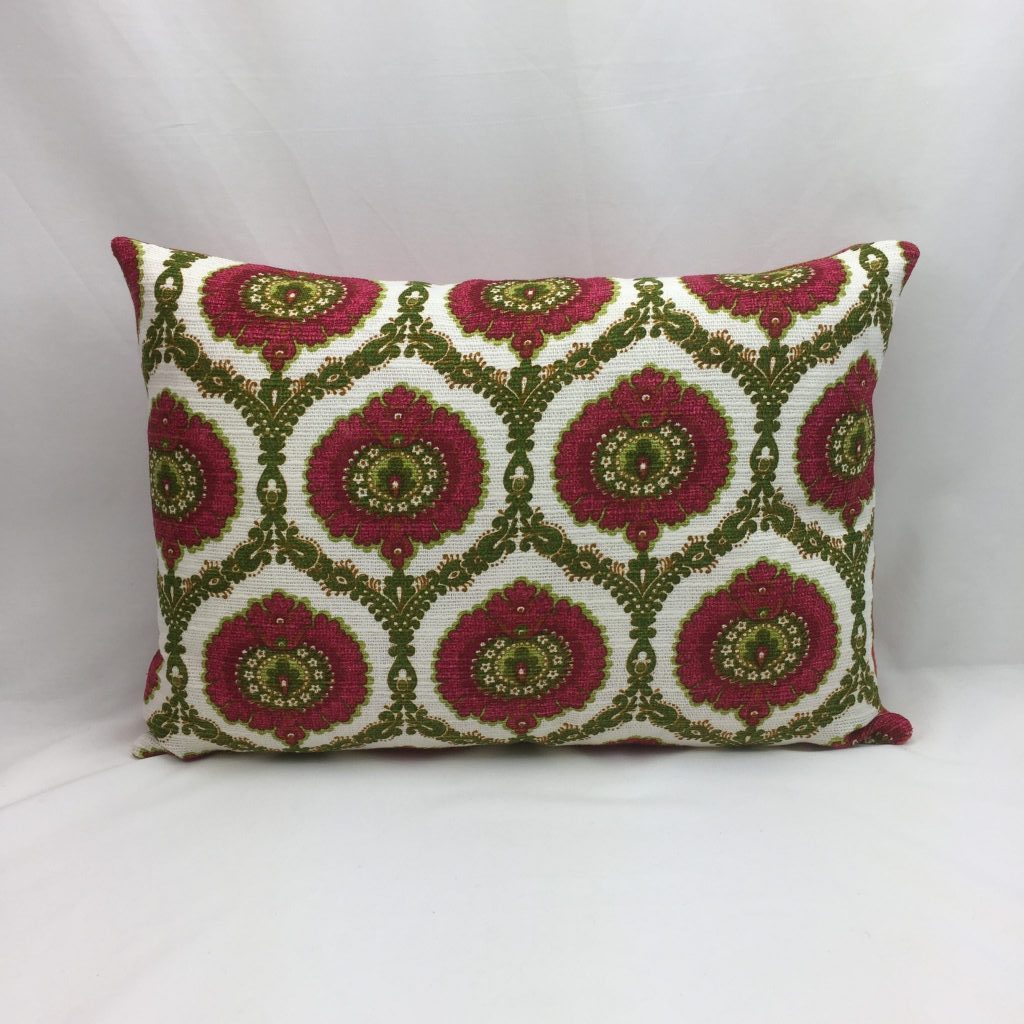 bloem blad patroon roze effen - Afbeelding 6