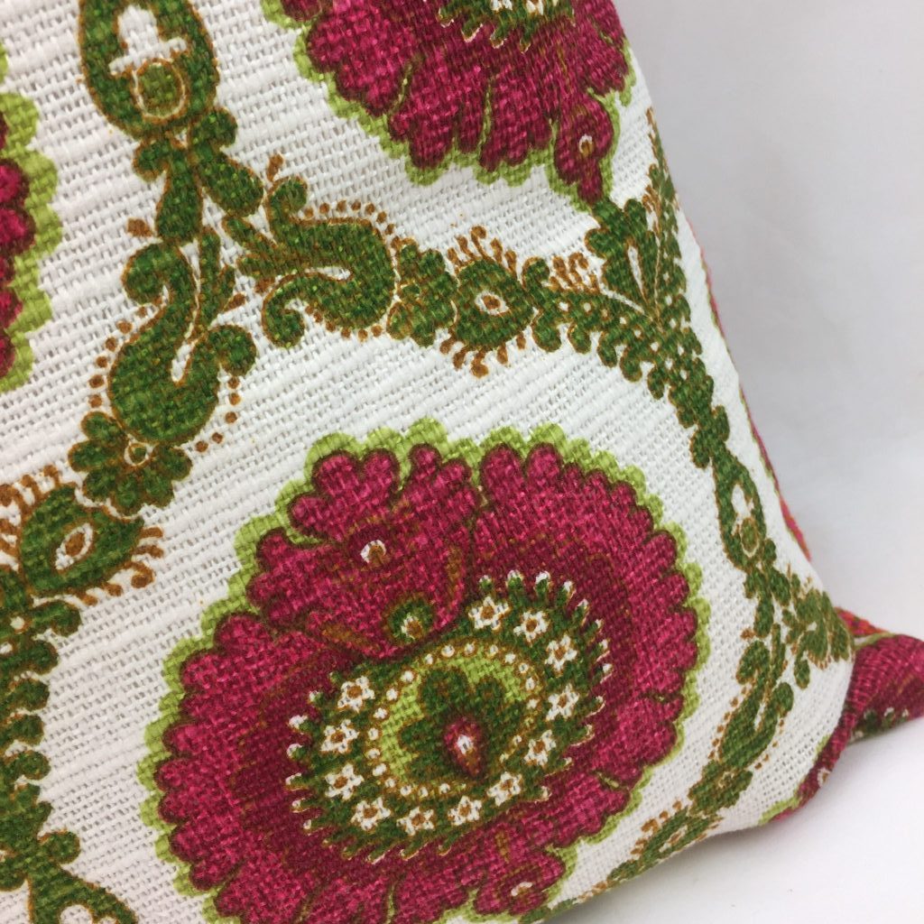 bloem blad patroon roze effen - Afbeelding 5