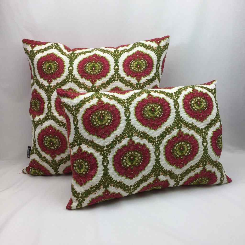 bloem blad patroon roze effen - Afbeelding 4