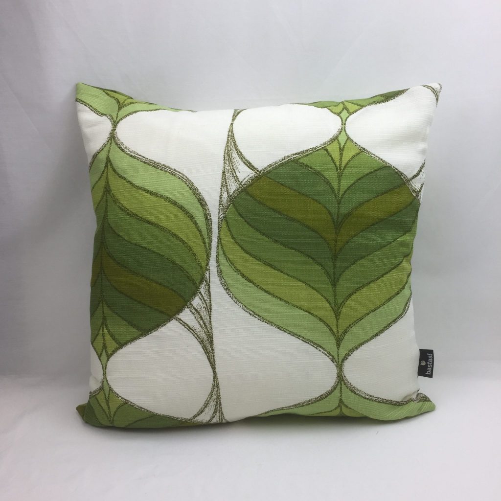 blad groen wit - retro kussen - Afbeelding 4