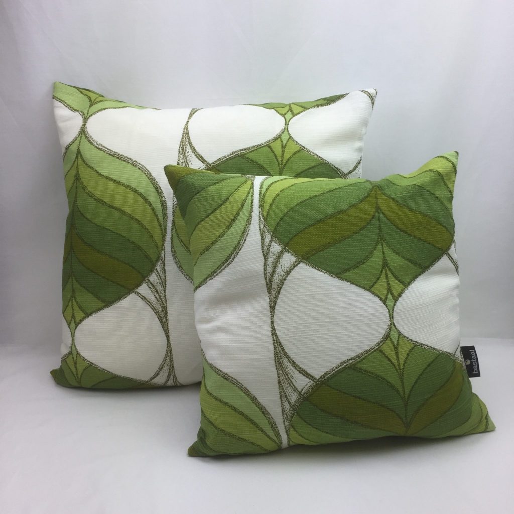 blad groen wit - retro kussen - Afbeelding 8