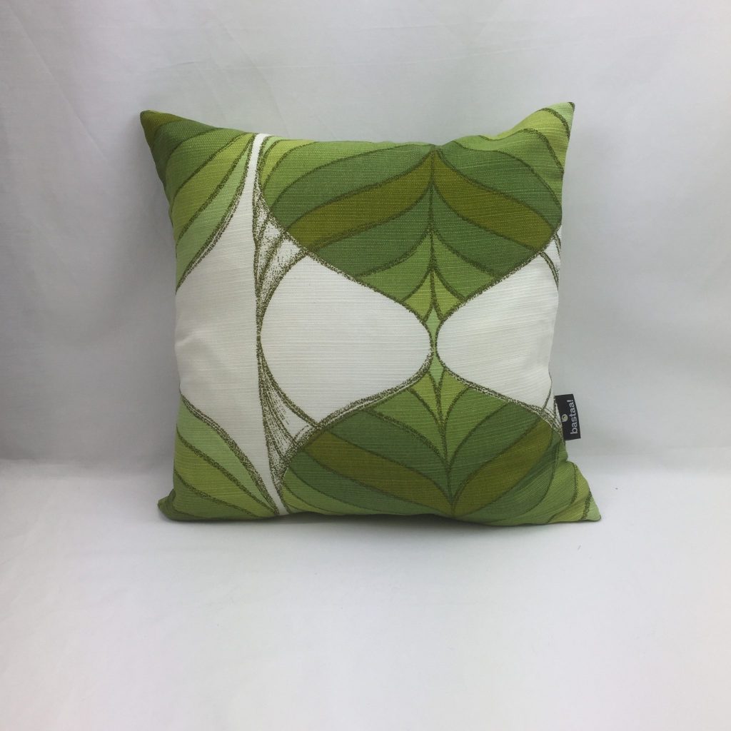 blad groen wit - retro kussen - Afbeelding 6