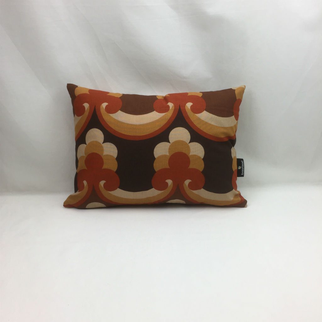 patroon bruin oranje retro - kussen retro - Afbeelding 6