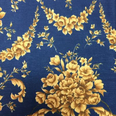 Blauw goudgeel bloem