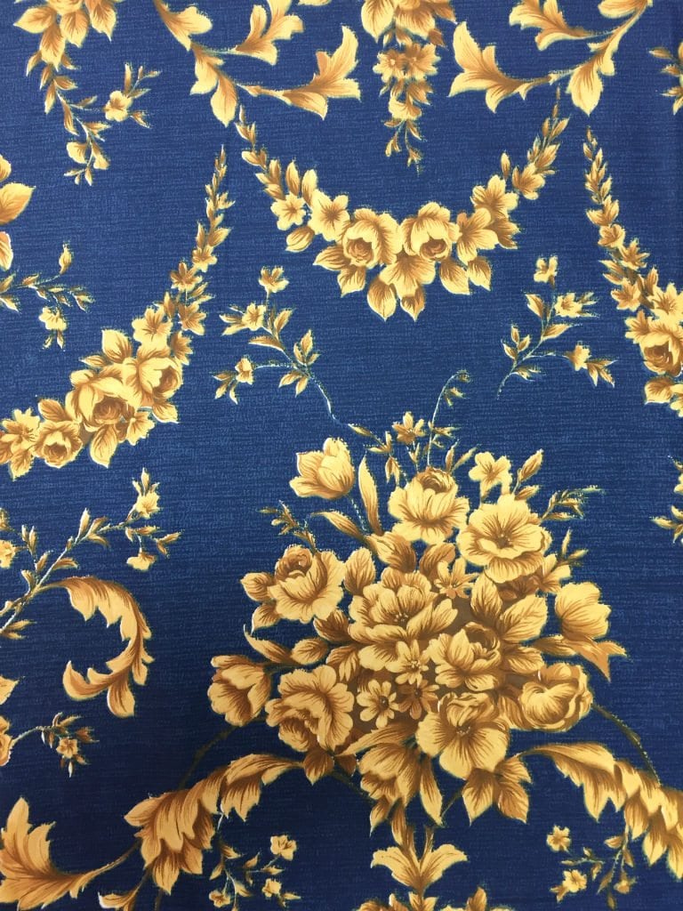 Blauw goudgeel bloem