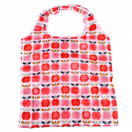 opvouwbaar tasje vintage appel