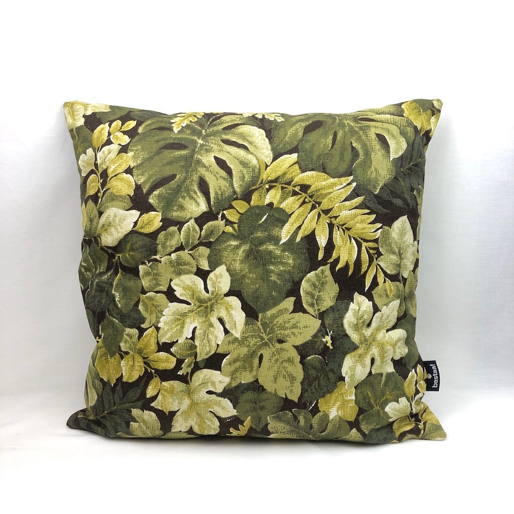 bladeren groen stof retro - 140 cm breed - Afbeelding 4