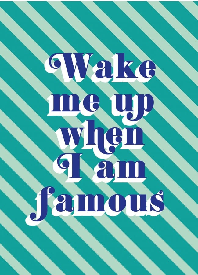 Wake me up - Quote kaart