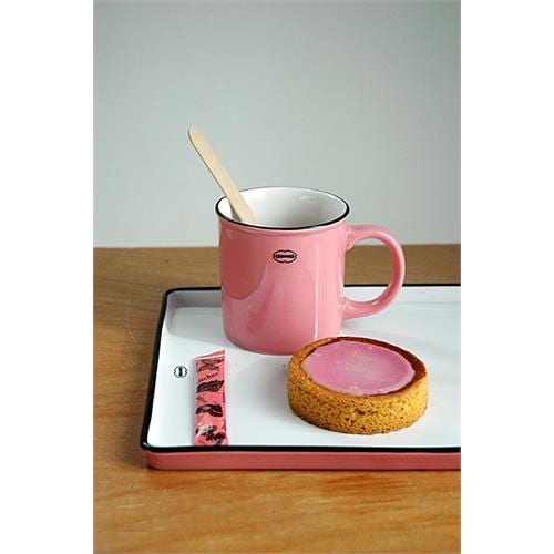 roze koffiemok aardewerk
