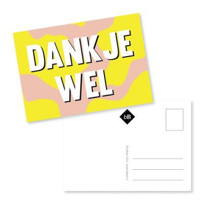 Dankjewel - kaart