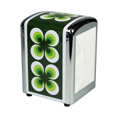 servettenhouder retro groen