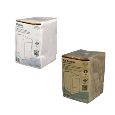 navulling servettenhouder cabanaz wit of eco