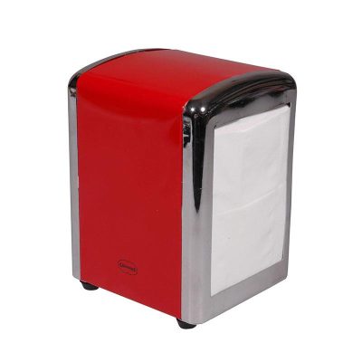 servethouder rood navulbaar retro