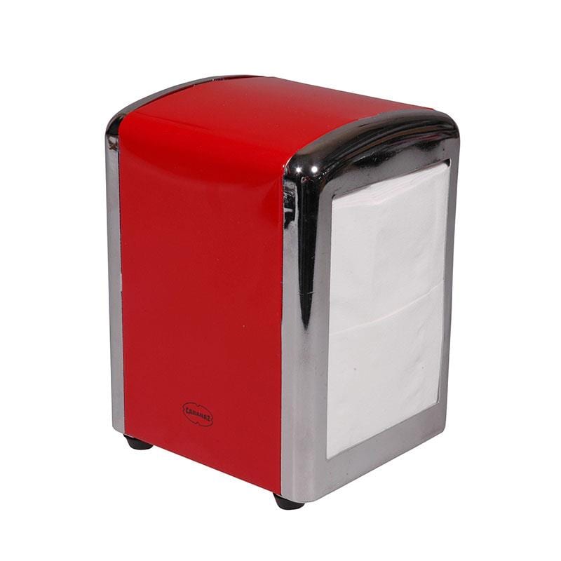 servethouder rood navulbaar retro