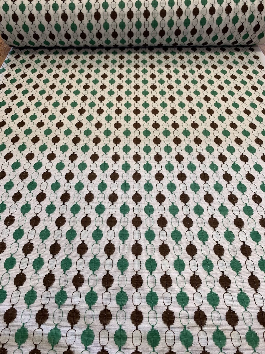 gordijnstof 150cm breed retro