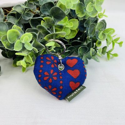 blauwe sleutelhanger