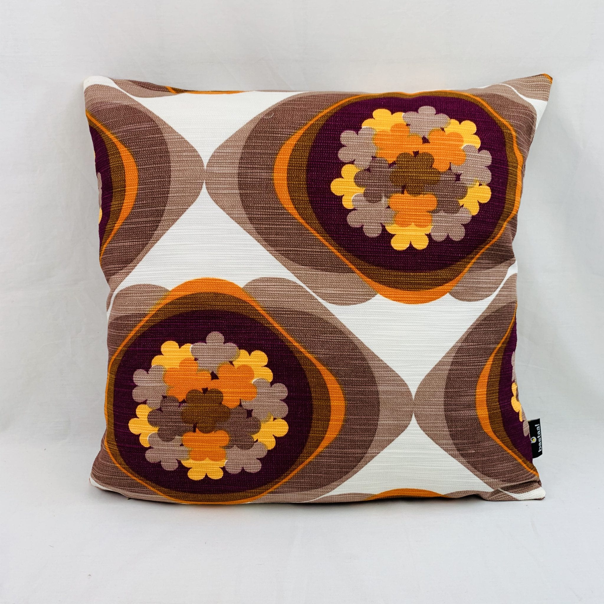 kussen 50x50cm paars oranje