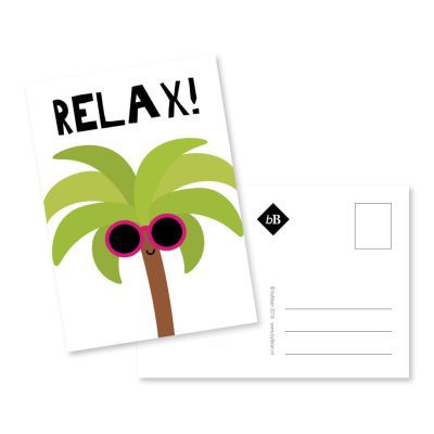 relax ansichtkaart grappig