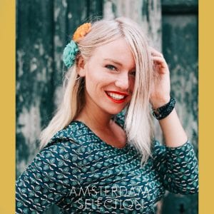 haarspeld bloem chiffon