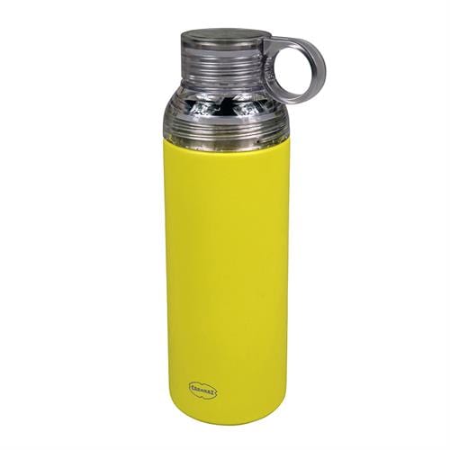 Thermosfles geel - met beker - Cabanaz 600 ml