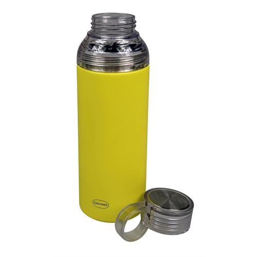Thermosfles geel - met beker - Cabanaz 600 ml - Afbeelding 2