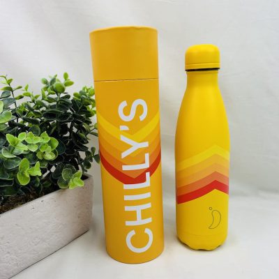 thermosfles 500 ml chilly's retro geel