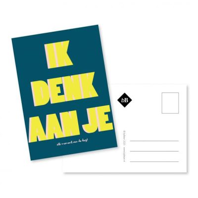 denken aan elkaar kaart