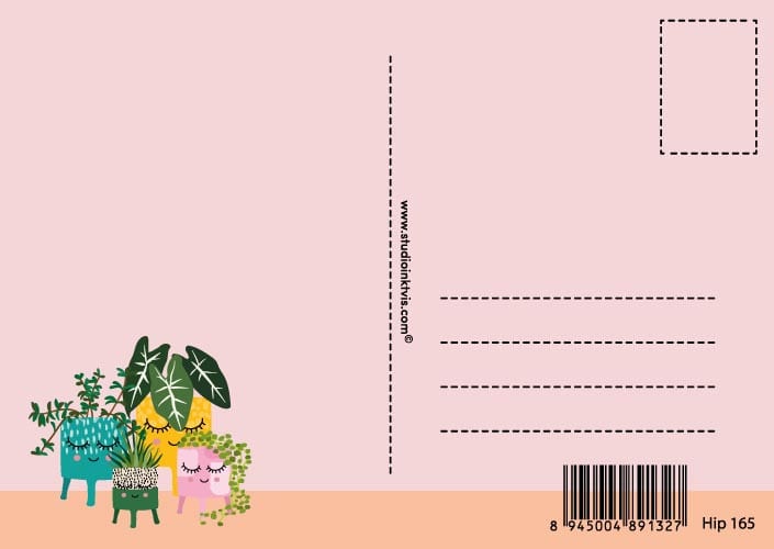 ansichtkaart planten