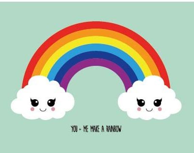 regenboog ansichtkaart