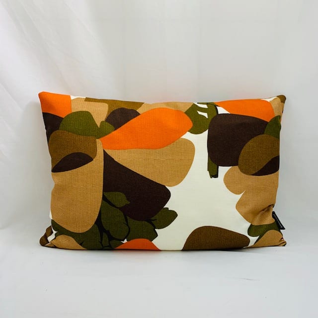 oranje bruin groen - kussens retro - Afbeelding 6