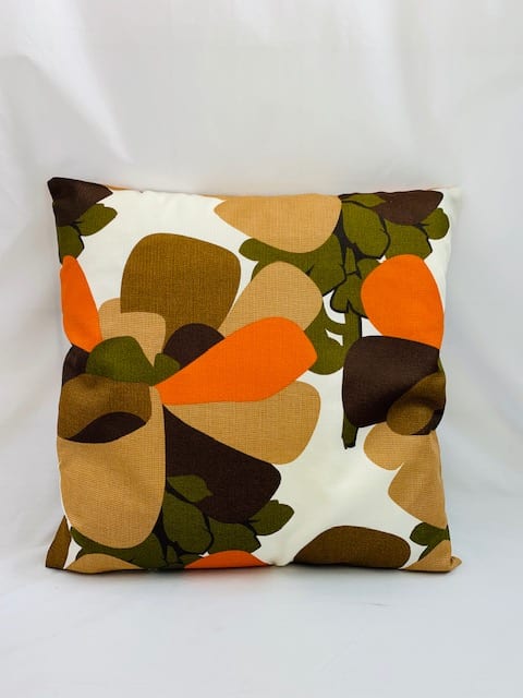 oranje bruin groen - kussens retro - Afbeelding 7