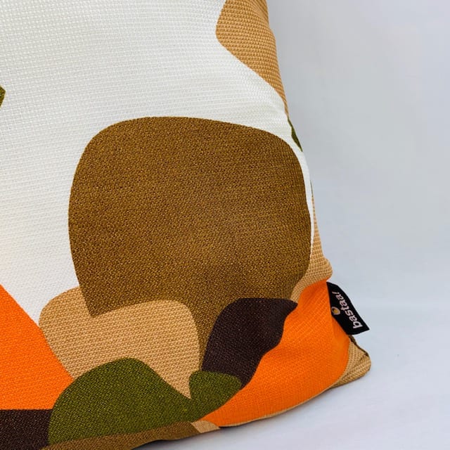 oranje bruin groen - kussens retro - Afbeelding 4