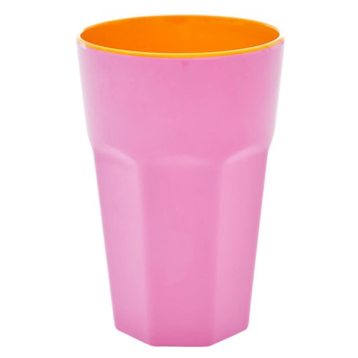 melamine cup tall roze