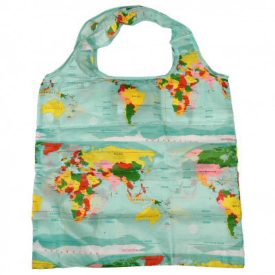 Opvouwbaar tasje - Wereldkaart - Rex london