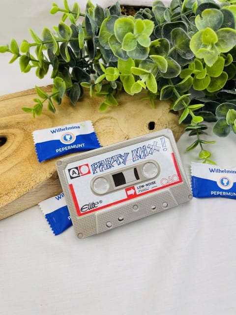 retro cassette doosje