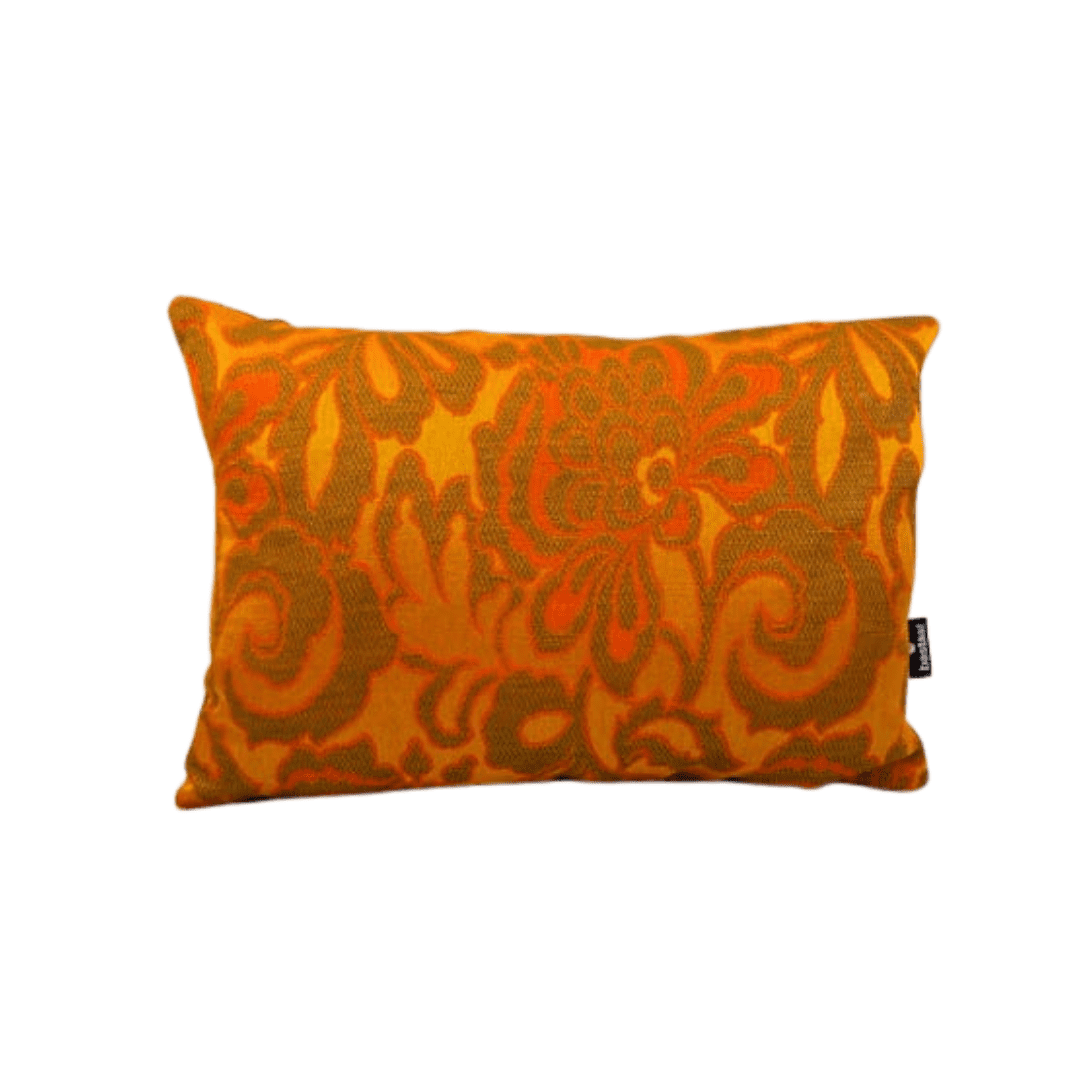 Oranje patroon - kussens retro