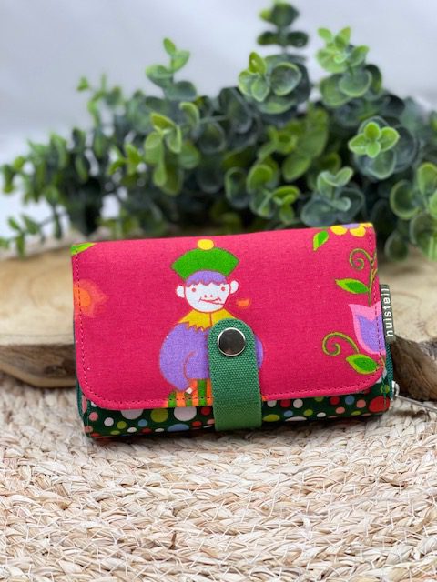 dames portemonnee stof