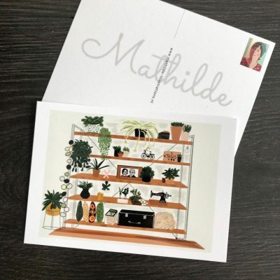 Retro kast ansichtkaart