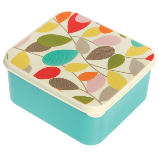 vintage ivy blue lunch box