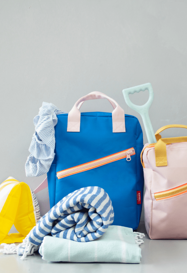 Rugtas large - Zipper True Blue - Engel. - Afbeelding 2