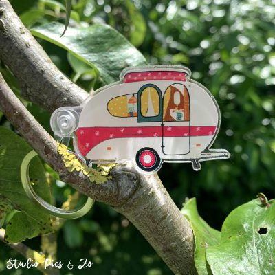 retro sleutelhanger acryl