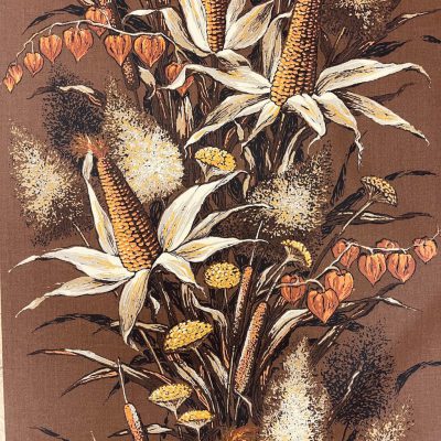 jaren 70 vintage gordijnstof