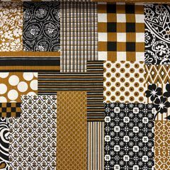 jaren 70 gordijnstof