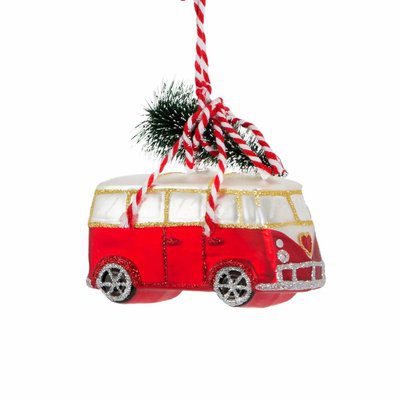 kerst decoratie camper vw-busje