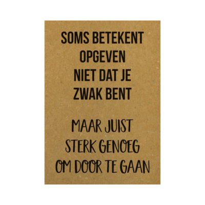 hart onder de riem kaart