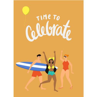 zomerse ansichtkaart