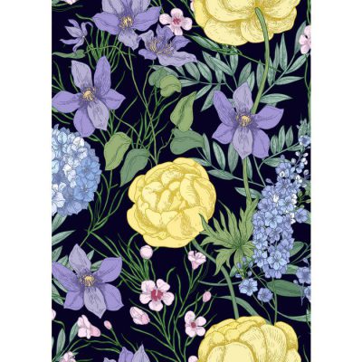 ansichtkaart bloemen