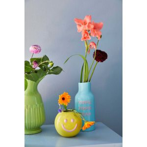 vaas smiley keramiek rond