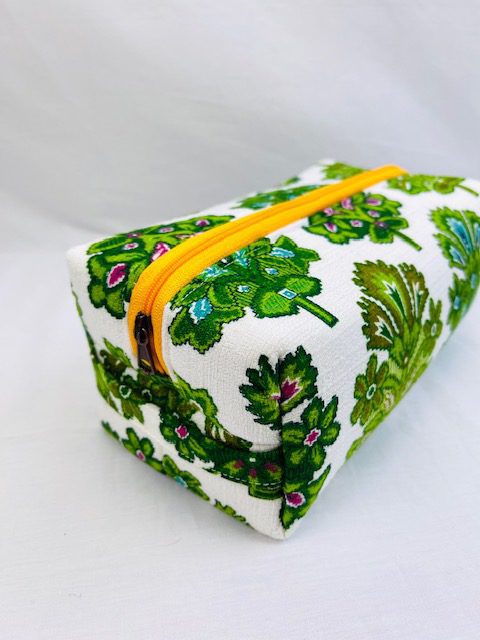 Lisa - etui blok XL - groen - retro stof Bastaa! - Afbeelding 3